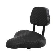 Motorcycle Seat With Backrest Universal Ergonomic Padded Cushion Waterproof Cover Adjustable Back Support Anti Slip