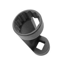 Fahrwerk-Servicetool 12-Punkt-Federbeinmutter-Stecknuss 22mm Schwarz 1/2'' Antrieb