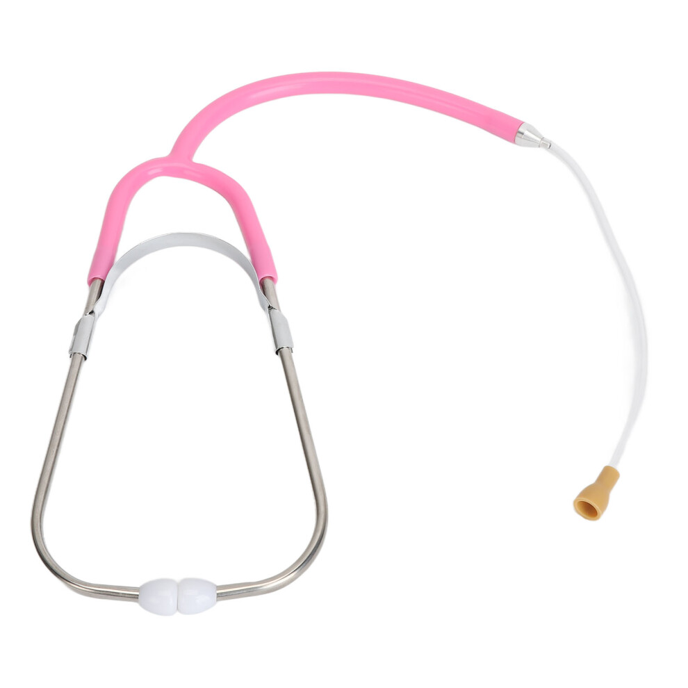 Pink Listening Stethoscope Binaural Earing Aid Audiphones Stethoscope Hearing