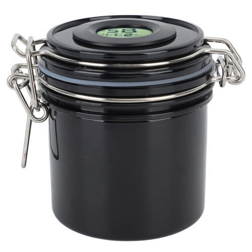 250ml Eyelash Glue Storage Container Black with Seal & Temp Display 2
