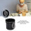 250ml Eyelash Glue Storage Container Black with Seal & Temp Display 4