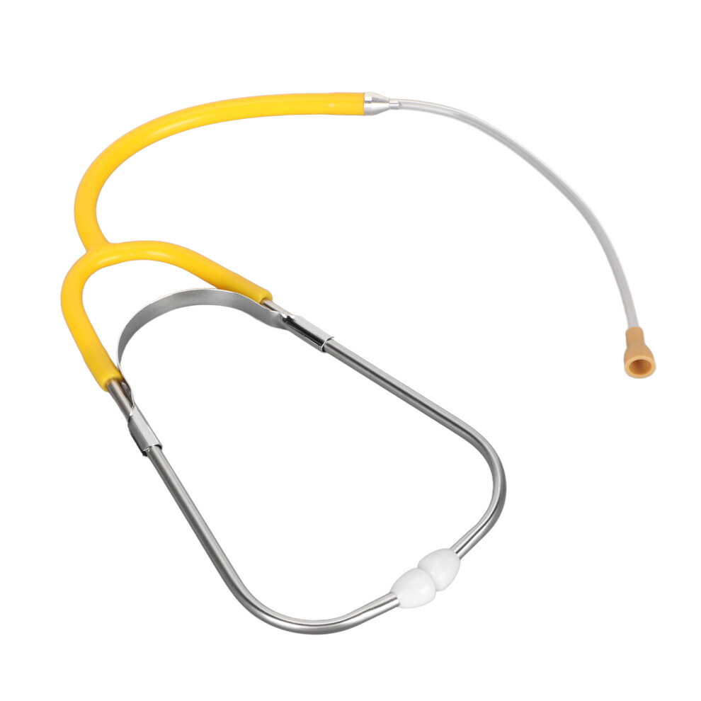 Yellow Metal Listening Stethoscope Binaural Earring Aid Hearing Accessory