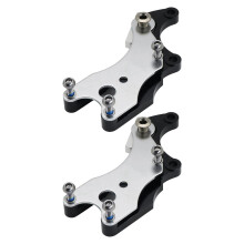 2pcs Aluminum Alloy Bike Disc Brake Adapter Brackets for Road Bike Secure Conversion and Enhanced Braking