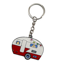Campers Campers Keychain Set Unique Double Sided Designs-Red
