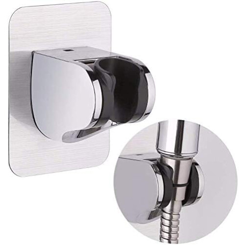 Shower Wand Holder, Angle Adjustable Design, Adhesive Wall Mount for Various Smooth Surfaces