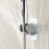Angle Adjustable Shower Head Clip, High Quality ABS Plastic, Waterproof Wall Mount for Bathroom 2