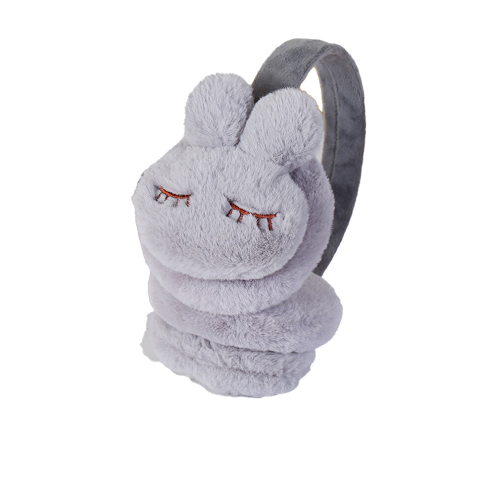 Windproof Warm Earmuffs, Cold Weather Ear Warmer with Ultra Soft Thick Padded Plush and Furry Fleece Lining, Stylish Hair Friendly Winter Outdoor Acce