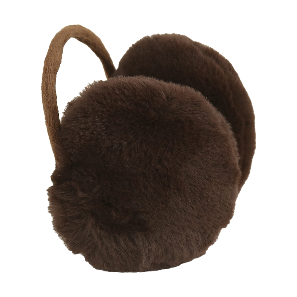 Fluffy Ear Muffs for Women, Adjustable Earmuffs Soft Faux Fur Ear Covers Foldable Design Windproof Earmuffs Unisex Winter Warmth Protection, Exception