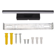 Lámpara de tocador regulable, luminarias modernas para baño, barra de luz ajustable, iluminación LED giratoria con rotación de 330 grados,
