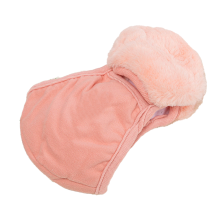 Teens Winter Warm Windproof Mask, Soft Fleece Material Breathable Mesh Fabric with Thick Dustproof Breathable Mouth Cover, Fluffy Ear Covers Half Face