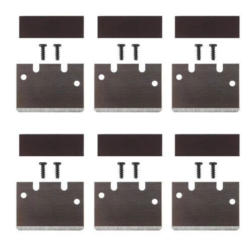 Versatile and Efficient Tip Scraper Knife for  Cooktop for Printers Cooktop Surfaces Ceranfeld Maintenance 6set