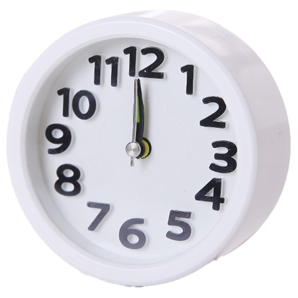 Ascending Beep Sounds Multi-Function Clock, Loud Alarm Sturdy Plastic Frame Silent Sweeping Movement for Children Room Classroom