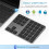 Wireless Numeric Keypad, Bluetooth Number Pad With Automatic Sleep Function And Wide Compatibility For Enhanced Productivity 5
