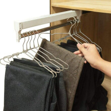 Ausziehbare Kleiderstange, multifunktionale Kleiderstange für den Kleiderschrank, verstellbare Kleiderstange für vielfältige Einsatzmöglichkeiten