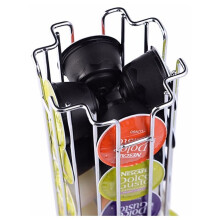 Torre para Cápsulas de Café, Organizador de Cápsulas Individuais para sua Cozinha, Design Único e Compacto, Design Vertical que Economiza Espaço