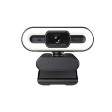 Webcam mit vielfältigen Anwendungsmöglichkeiten, digitalen Stereomikrofonen, Sichtschutzabdeckung mit Rauschunterdrückung und