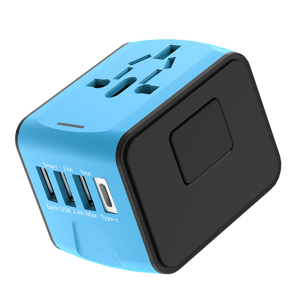 Worldwide Outlet: The Ultimate Companion For Your International Travels, Universal Travel Adapter With Safety Certified Fast Charge For Multiple 9128293801812