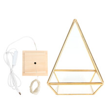 Decorative Pyramid Container, Transparent Clear Glass Jewelry Holder Suitable For Living Room Bedroom Children S Room With Modern Style