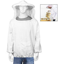 Beekeeper's Best Friend: Ventilated Jacket With Removable Veil Hood And Thumb Straps For All-Day Comfort