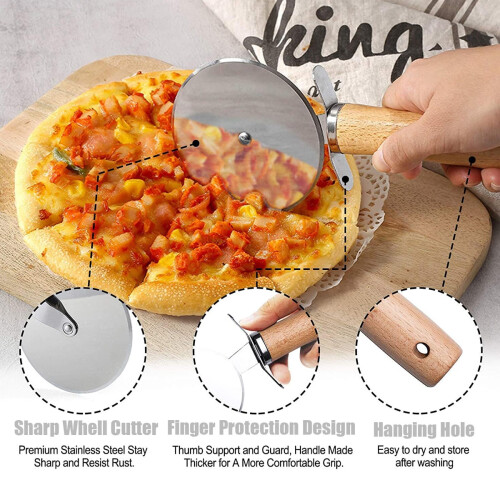 Versatile Kitchen Utensils, Durable Stainless Steel Blade & Multi-purpose Design, Ensuring Precision and Ease in Every Slice 2