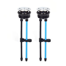 Toilettenspülkastenknopf, Doppeldruck-Spülknopf, Ersatz-Toilettenspülknopf mit Gewinde 38 mm / 1,49 Zoll, 2er-Pack