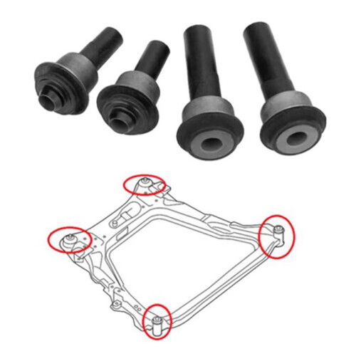Subframe Bush Kit 54466JD000 for  Koleos  Qashqai Xtrail 54467JD00A, 54467BR00A 1