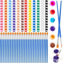 Set di Colori Acrilici per Lavori Creativi, 12 Colori Individuali di Colori Acrilici per Lavori Artigianali per Feste di Compleanno, Sorseggia e