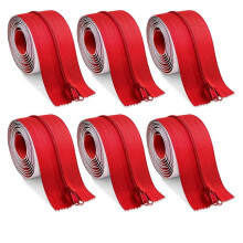 6pcs Zipper for Dust Barrier, Self Adhesive Instant Door Zipper Protector Zipper for Greenhouse Dust Barrier Tent