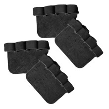 Four-Finger Guard Fitness Hand Guard Single & Double Bar Pull- Non-Slip Wear-Resistant Gloves for Men & Women,B