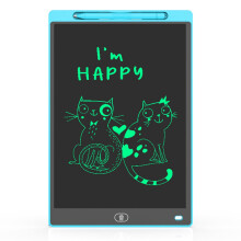 Tablero de Dibujo LCD de 12 Pulgadas Adecuado para Juguetes de Niños, Pintura, Tablero de Escritura Electrónico, Niños Pequeños (Monocromo) e