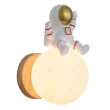 Creatieve Astronaut Wandlamp 3D Print Lampenkap LED Wandlamp Slaapkamer Nachtkastje Kinderkamer Wandlamp Astronaut C