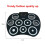 Electronic Drum Set Hand-Rolled Drum 9-Pad MIDI Interface Supports DTX Games Portable Drum Set with Drumsticks Pedals 9