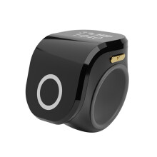Compteur Numérique Portable Rechargeable Ring Idea Tally Counter Touch Finger Counter Noir