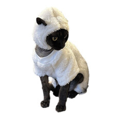Cute Hairless Cat Clothes, Turn Your Cat Into A Sheep Pet Sweater Sheep Design Pet Clothes Pet Hoodie S