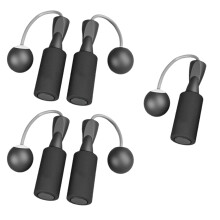 Cordless Skipping Rope Wireless Weighted Skipping Rope Wireless Slimming Skipping Rope Black