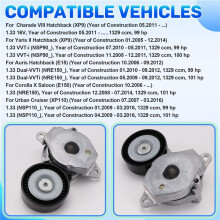 16620-0Y010 Riemenspannrolle für  Yaris Auris  X Limousine Urban  2007-2016,  Charade