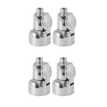 4 Stuks Aanhangeraccessoires - 7-Polige Aanhangerstekker 12V RV-Aansluitingen Trekhaak 7-Polige Metalen Aanhangerconnectoren