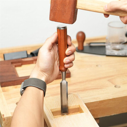 20mm Piercing Handle Woodworking Chisel Carving Specific Flat Shovel Chrome Vanadium Steel Flat Chisel 2