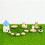 Artificial Turf DIY  Simulation Flocking Turf Moss Micro-Landscape Plant Landscaping 30x30cm 8
