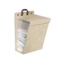 Cesta Plegable para la Ropa Sucia, Cesta para la Ropa Sucia Montada en la Pared, Almacenamiento de Ropa Sucia, Organizador de Ropa Sin Perforaciones,
