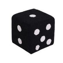 Dobbelstenen Kruk Stoel Ingang Voetkruk voor Deur 7,87x7,87x7,87Inch Kleine Zachte Stoel Afneembare en Wasbare Kubus Ingang