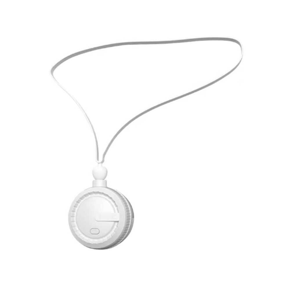Portable Neck Fan Bladeless Neck Fan 3 Speeds Usb Charging Wearable Fan Adjustable 360 Degree Rotating White 4714052304721