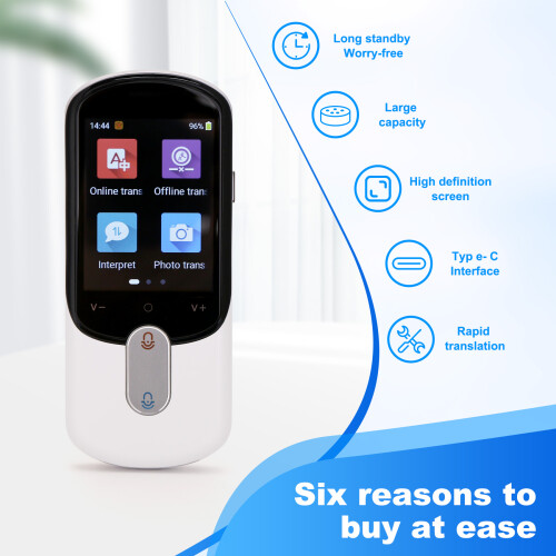 F4A Intelligent Voice Translator Offline Translator Multi-Language Simultaneous Translation Pen 1