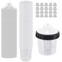 Verfmengbekersysteem 20 Ounce 600 Ml Kit Wegwerp HVLP-Verfspuitpistool 20 Ounce Kit Verfspuitpistool Navulkit