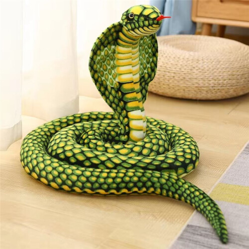 Simulation Doll  Plush Toy Long Python Doll Rag Doll  Coiled Snake Fake Snake Props 240cm 1