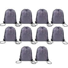 Polyester Dragsko Sports Dragsko Bag Förvaringsväska Dragsko Väska Grå