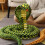 Simulação Boneca  Brinquedo de Pelúcia Boneca Python Longa Boneca de Pano Zodíaco  Enrolada Adereços de  Falsa 80cm 3
