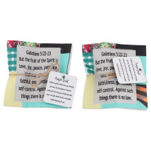 Pocket Prayer Quilt, Handmade Colorful Prayer Quilt Set, Bible Quilt Set, Christian Gift