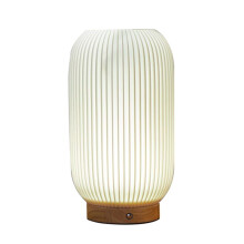 Nachttischlampen für Nachttischlampe, Vintage, Gestreift, Kleines Nachtlicht, Vasen-Design, Wiederaufladbares Licht, Gerader Linienstil
