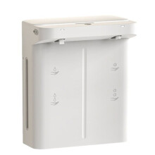 Distributore Automatico di Sapone, Distributore Automatico di Sapone Senza Contatto, Doppio, A , Liquido, 300 Ml X 2, per Vari Tipi di Lozione